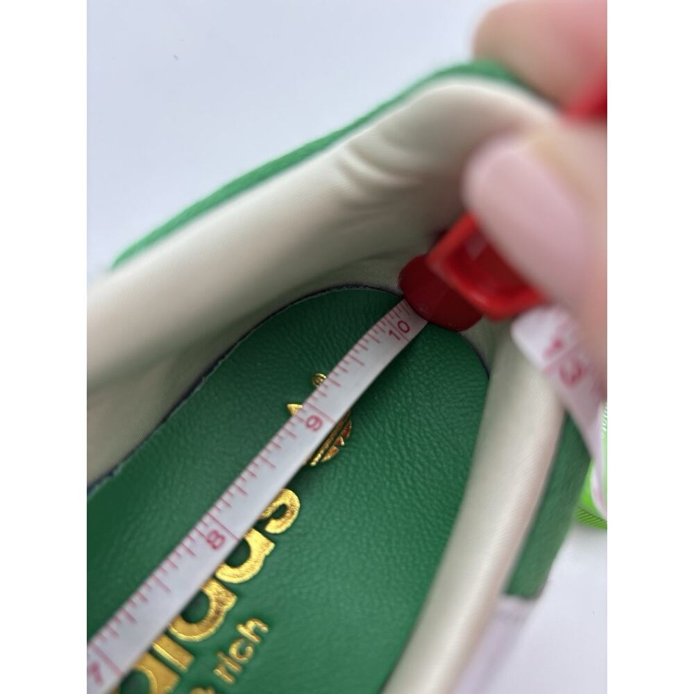 Adidas x Sporty & Rich Collab Sambas Sneakers White Green Leather Womens Size 8 - Picture 14 of 16